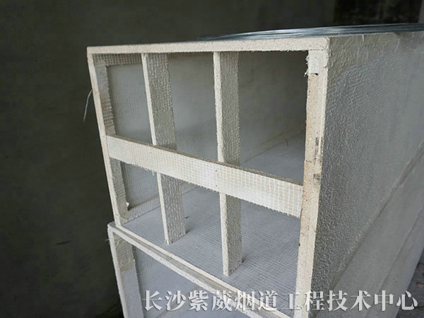 玻镁板组合变压式耐火排烟道7