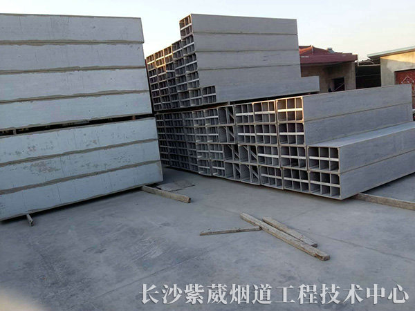 玻镁板组合变压式耐火排烟道6