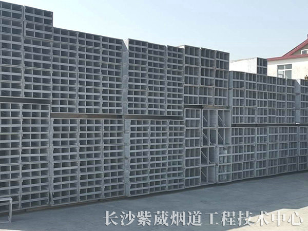 玻镁板组合变压式耐火排烟道5